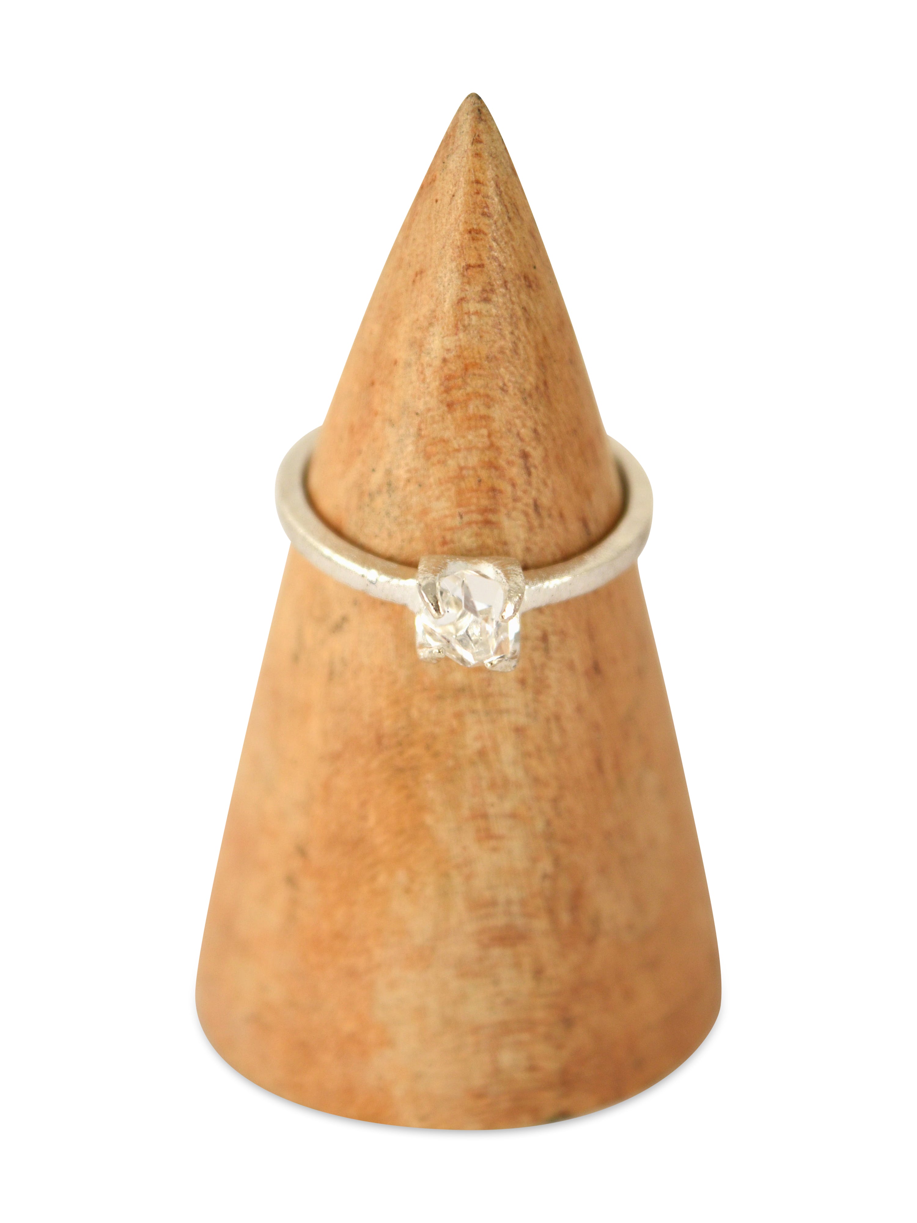 Solitaire Herkimer Diamond Ring