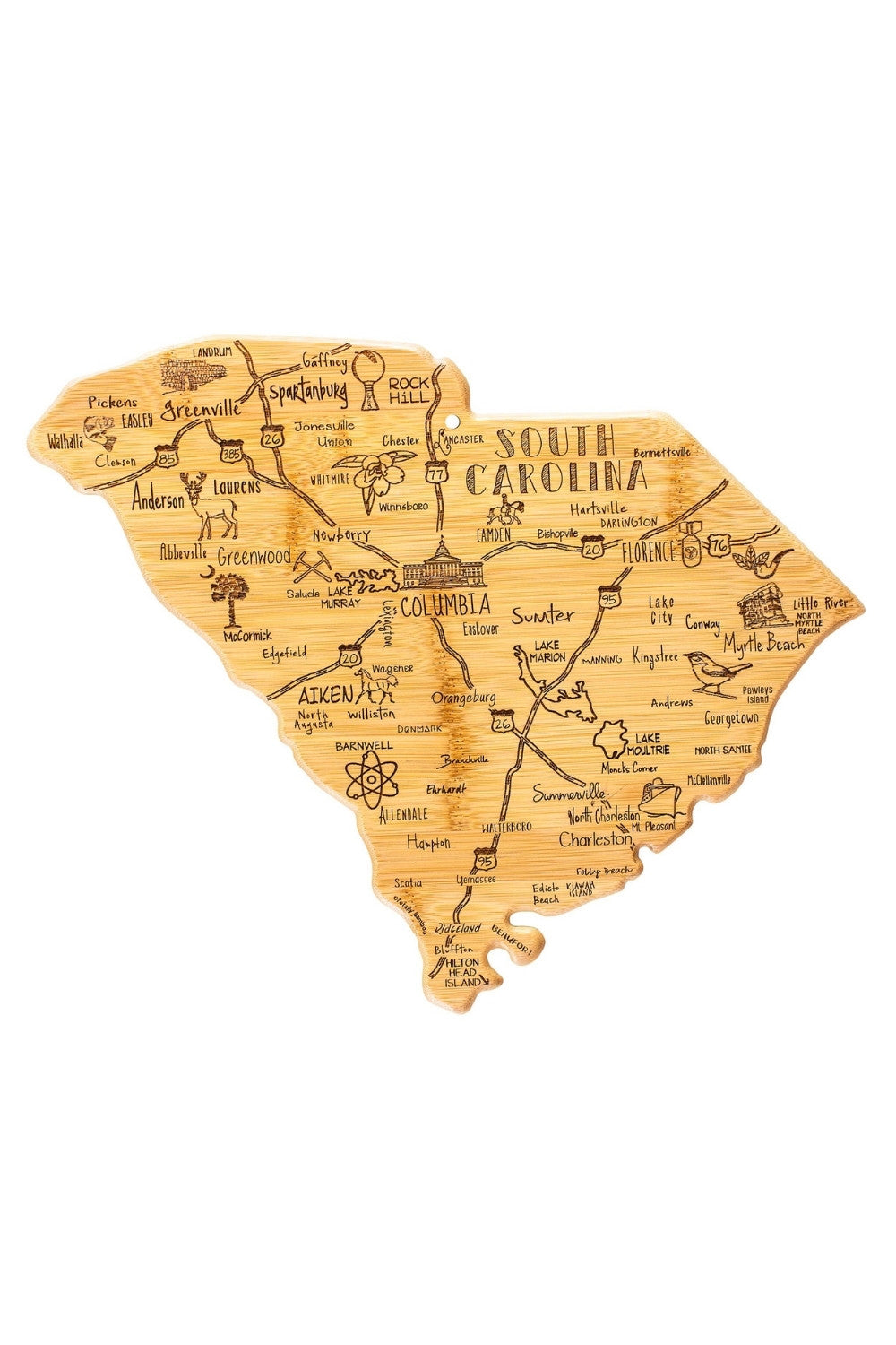 South Carolina Cutting Board