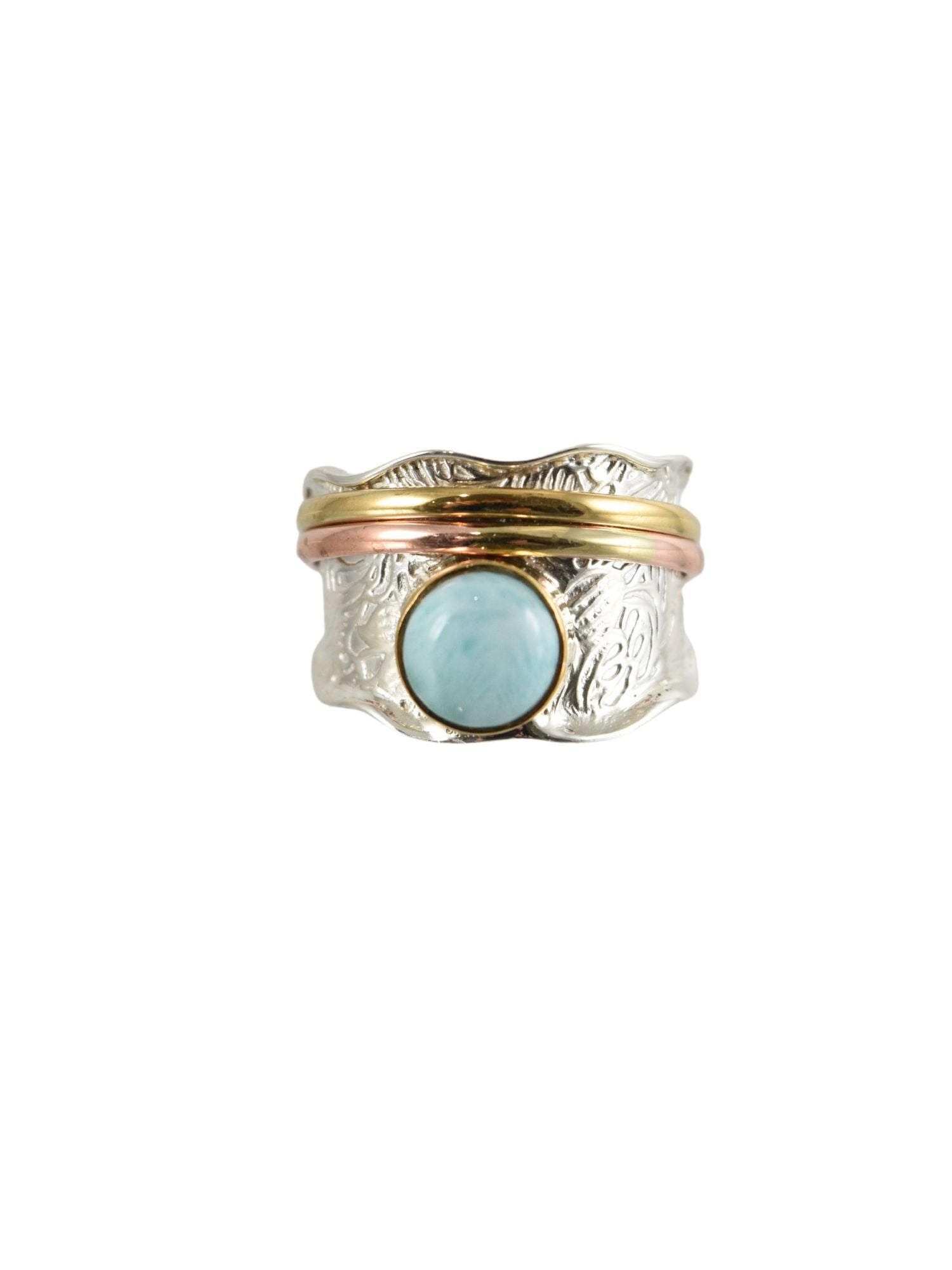 Larimar Spinner Ring