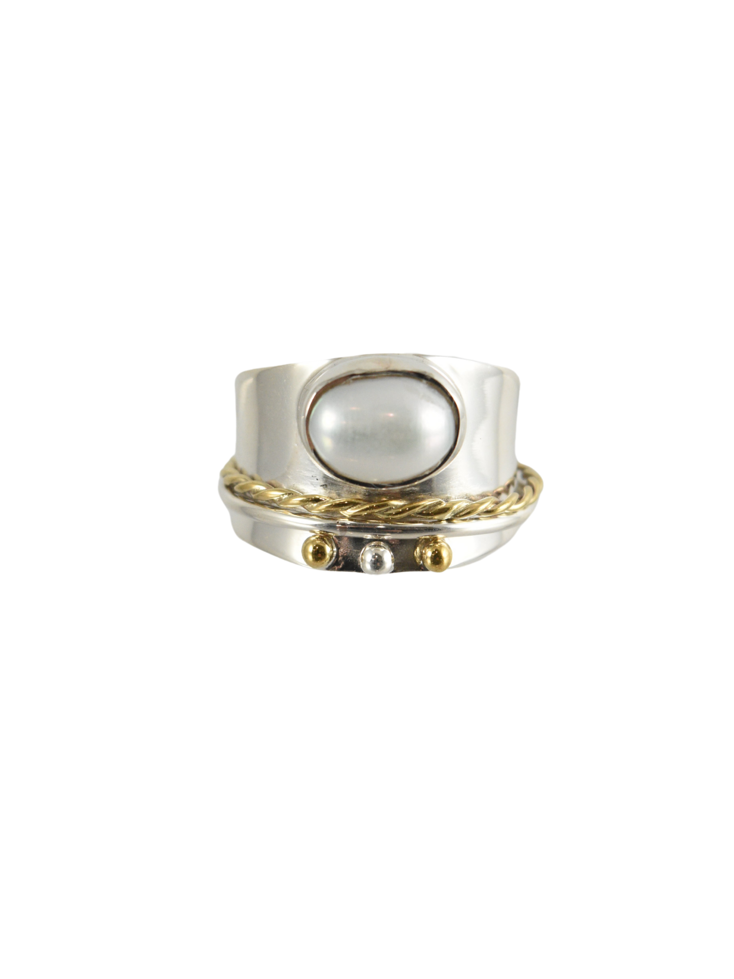 Pearl Spinner Ring