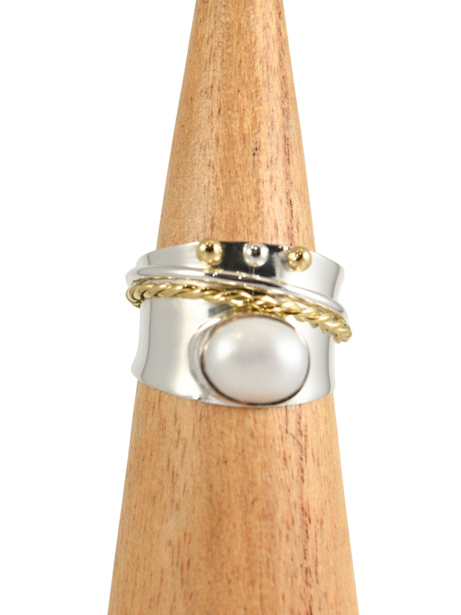 Pearl Spinner Ring