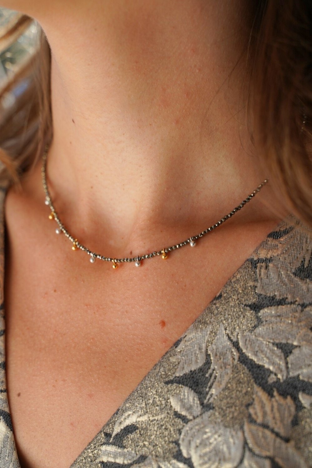 Stardust Pyrite Necklace