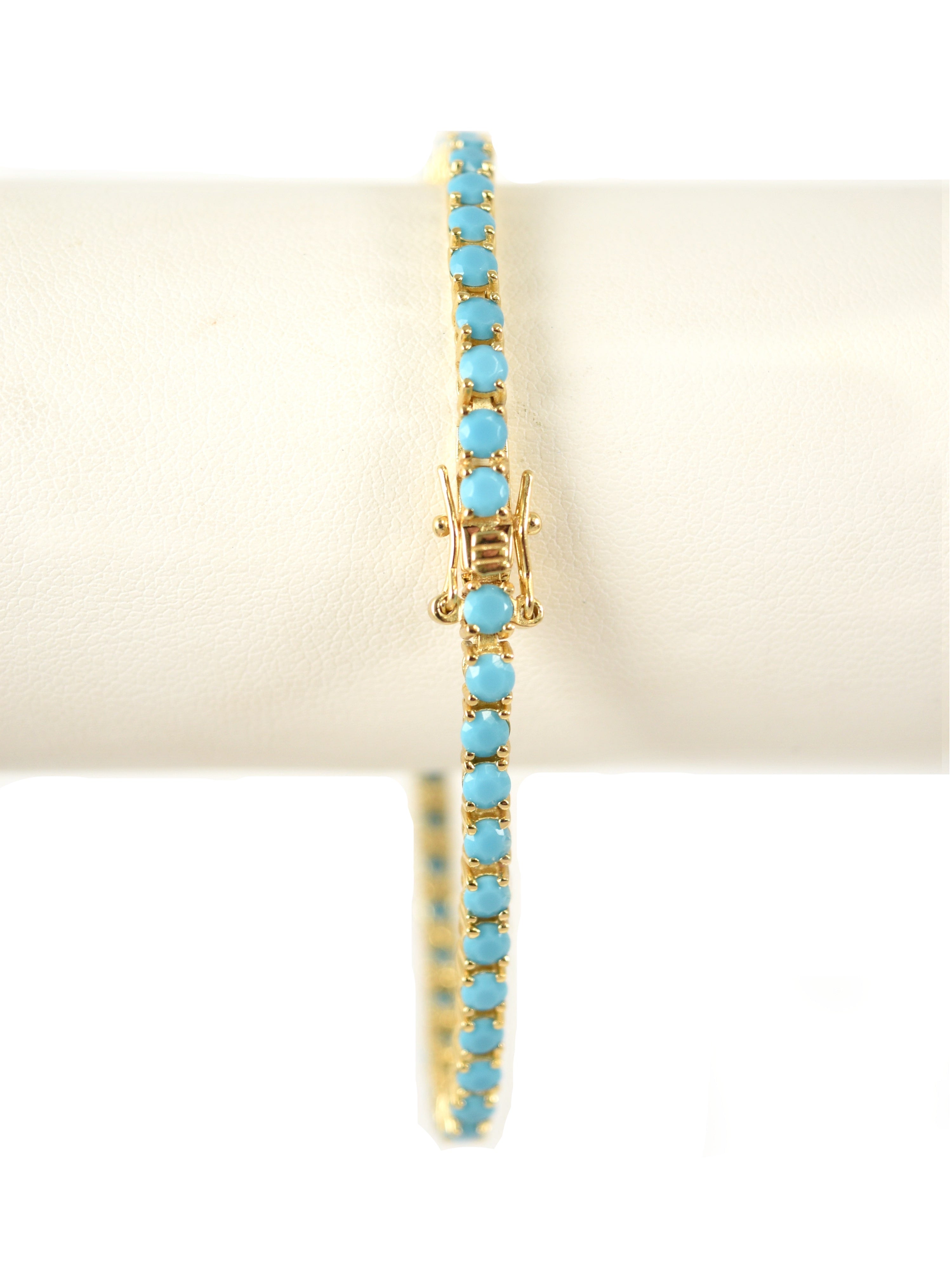 Starla Tennis Bracelet in Turquoise