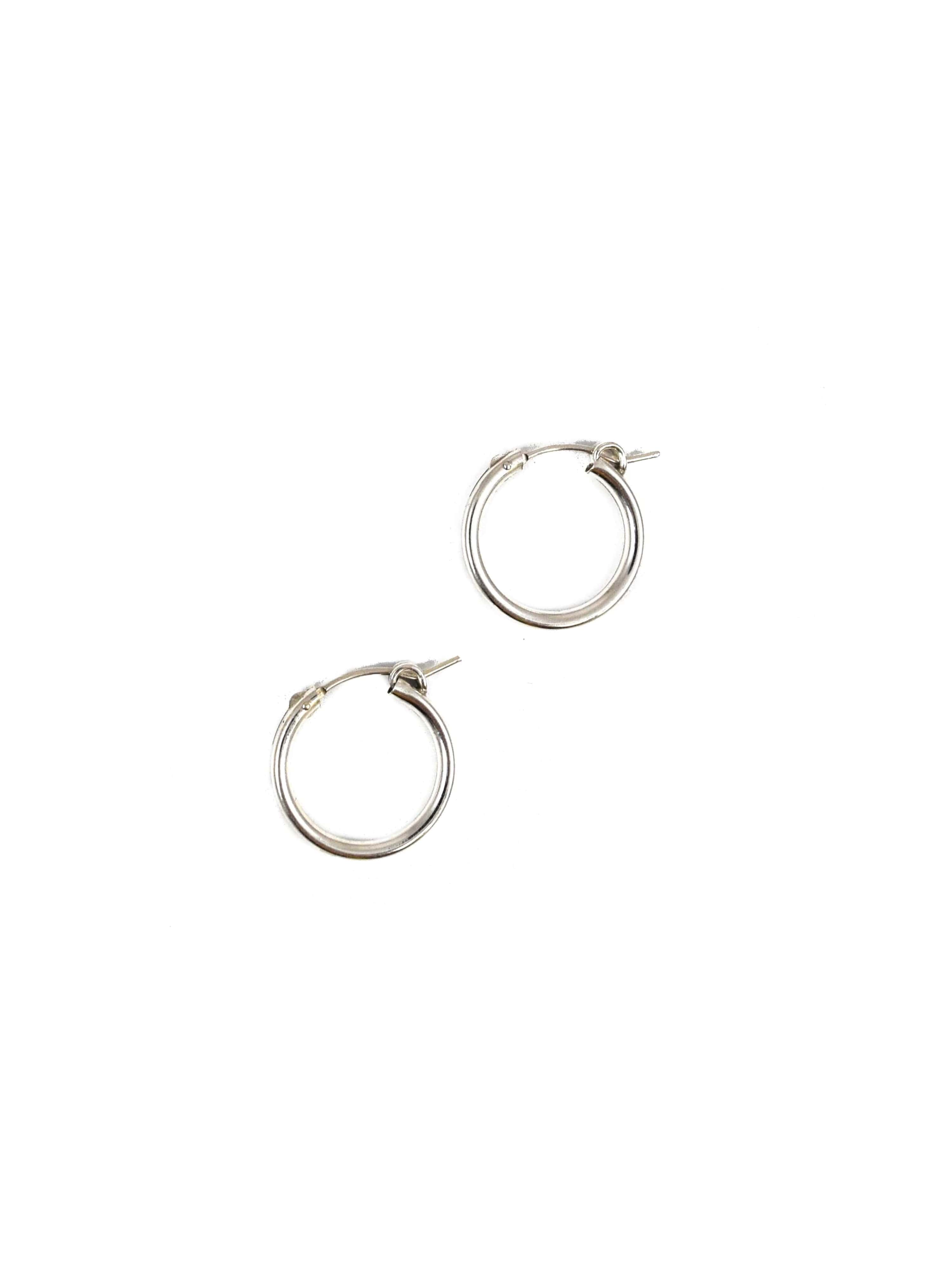 Small Sterling Silver Hoops