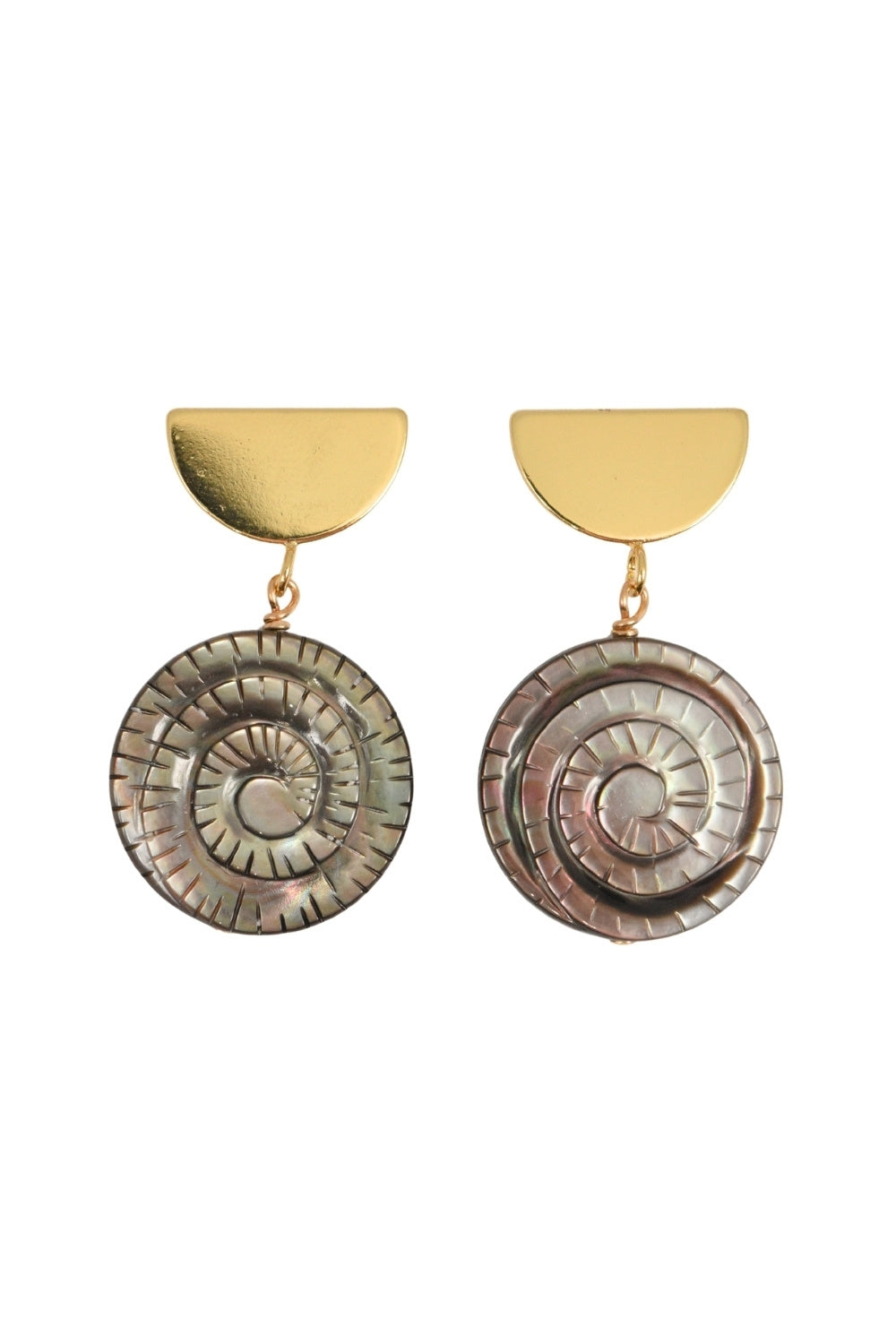 Sylvia Spiral Earrings