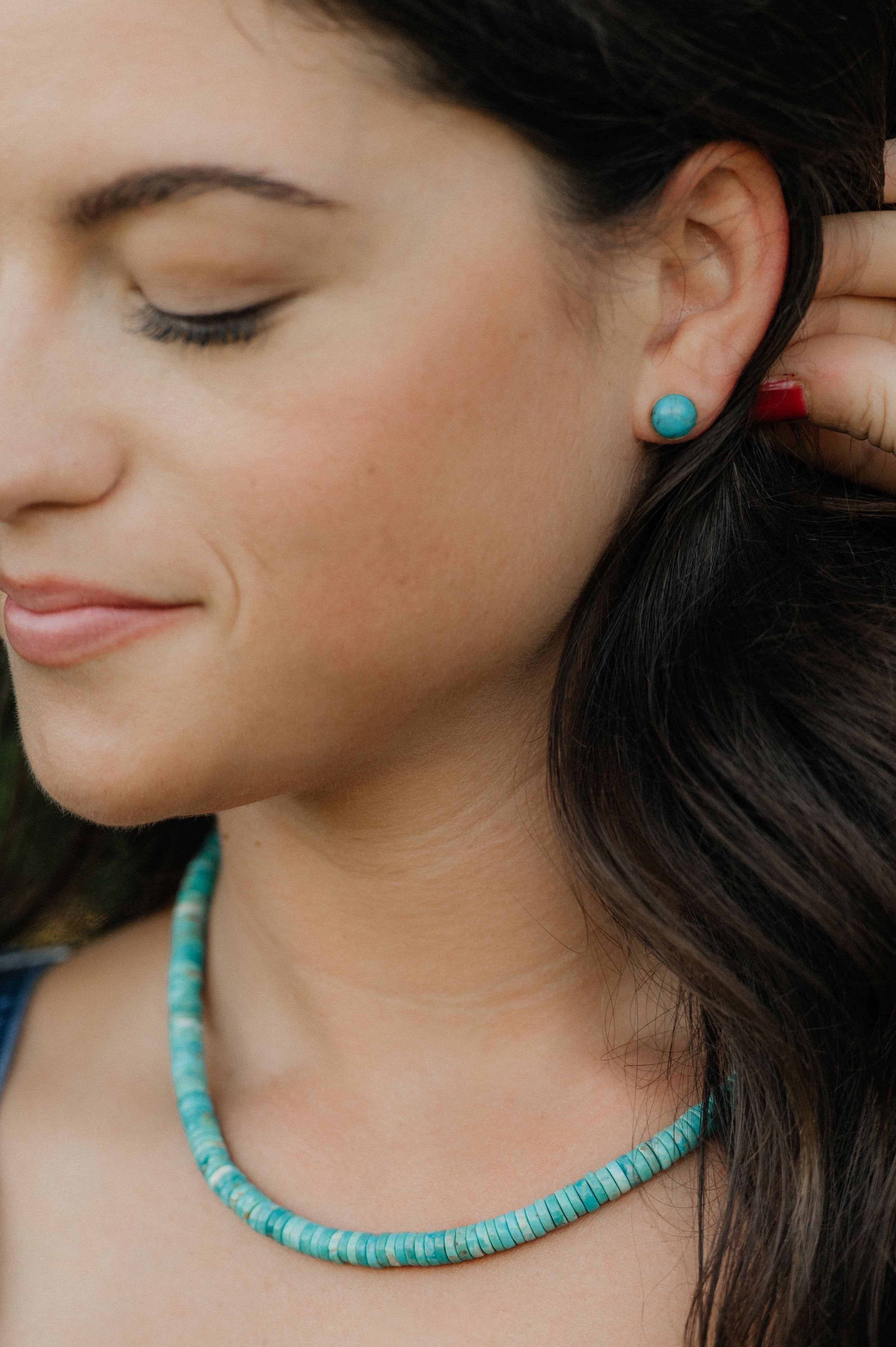 Turquoise Post Earrings