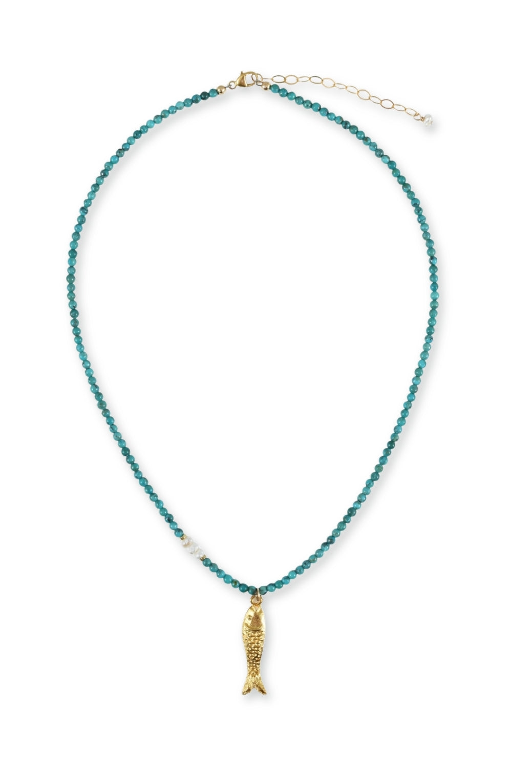 Turquoise Fin Necklace