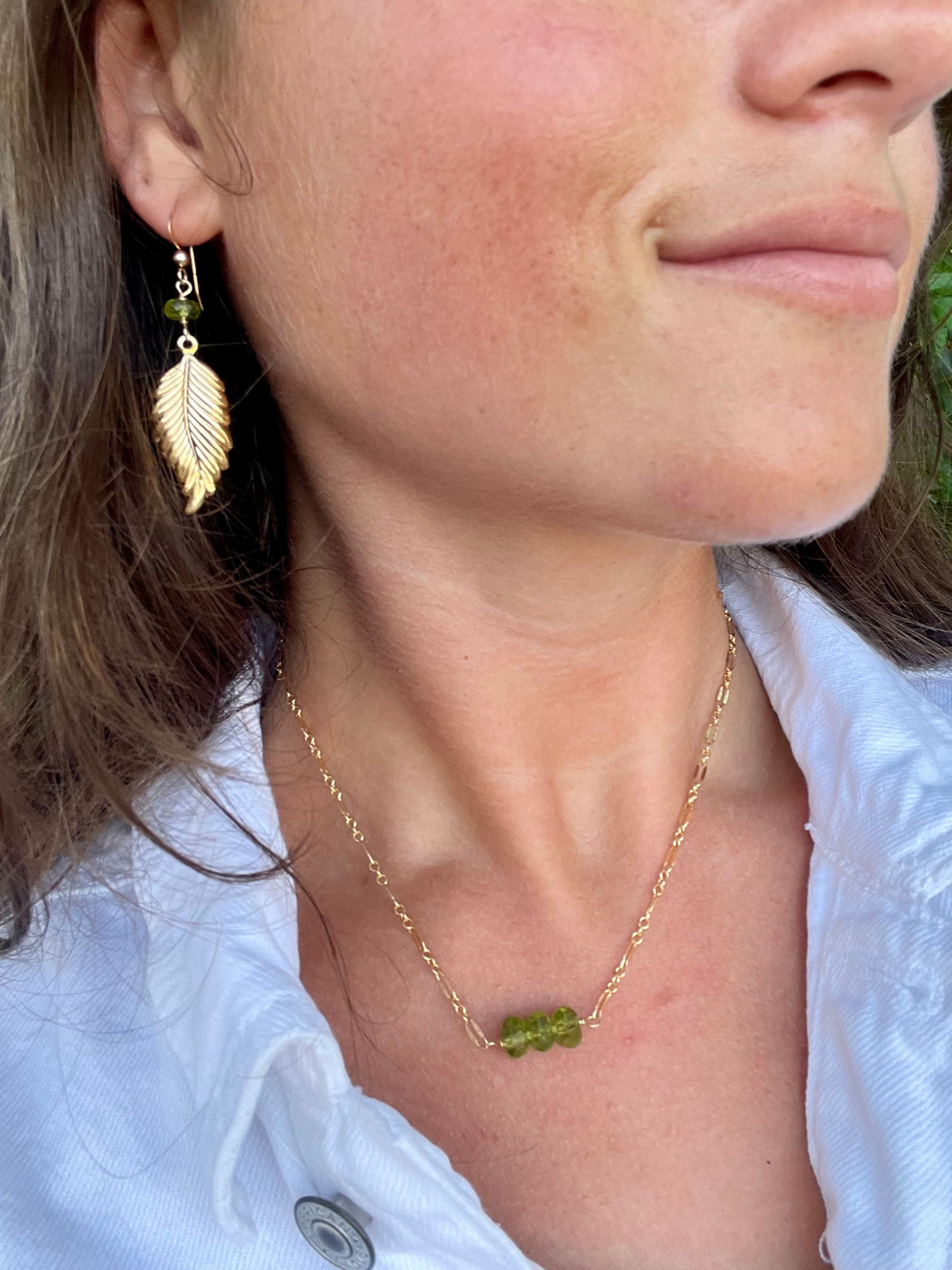 Lily Leaf Earring
