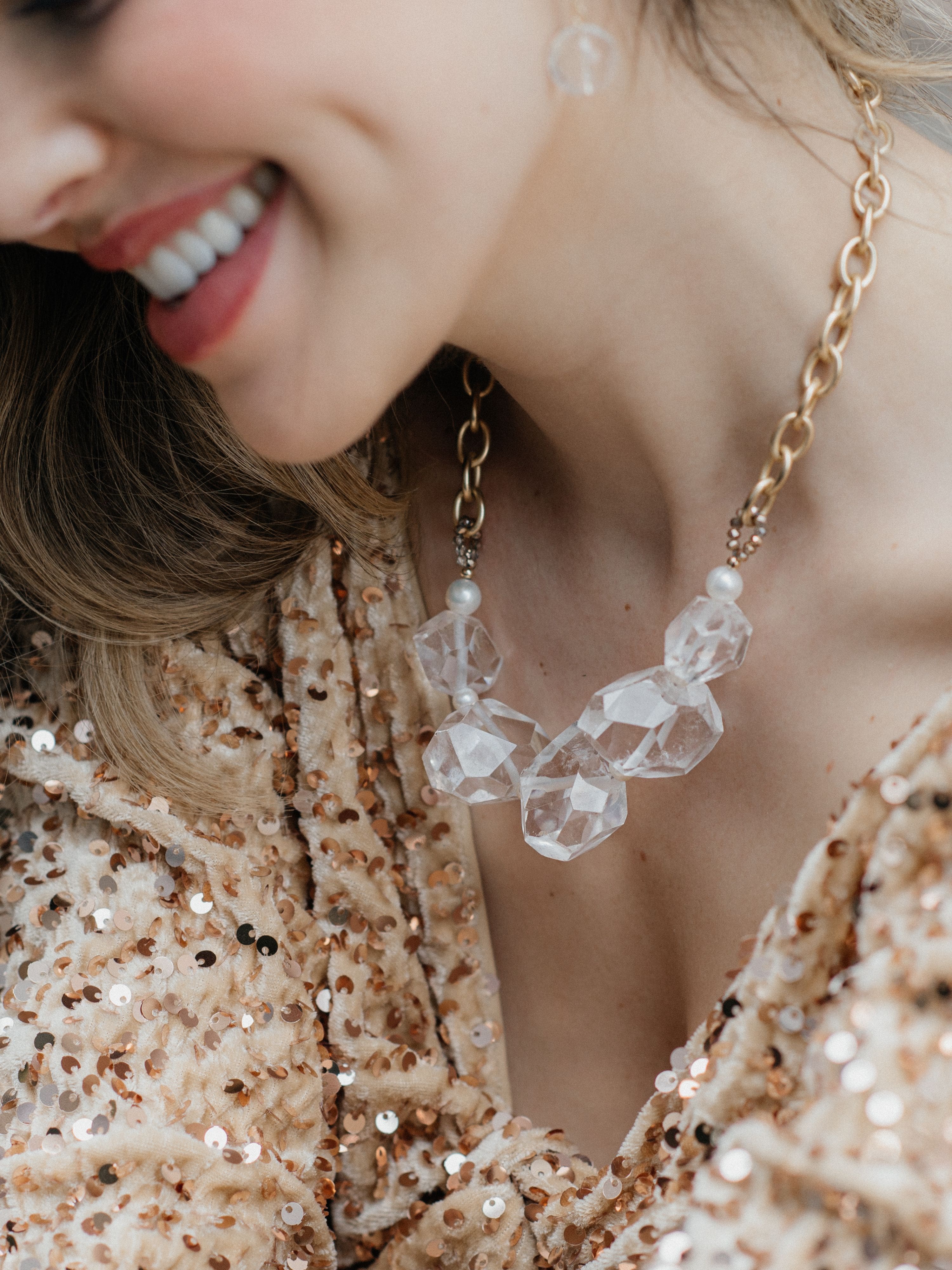 Crystal Craze Quartz Necklace