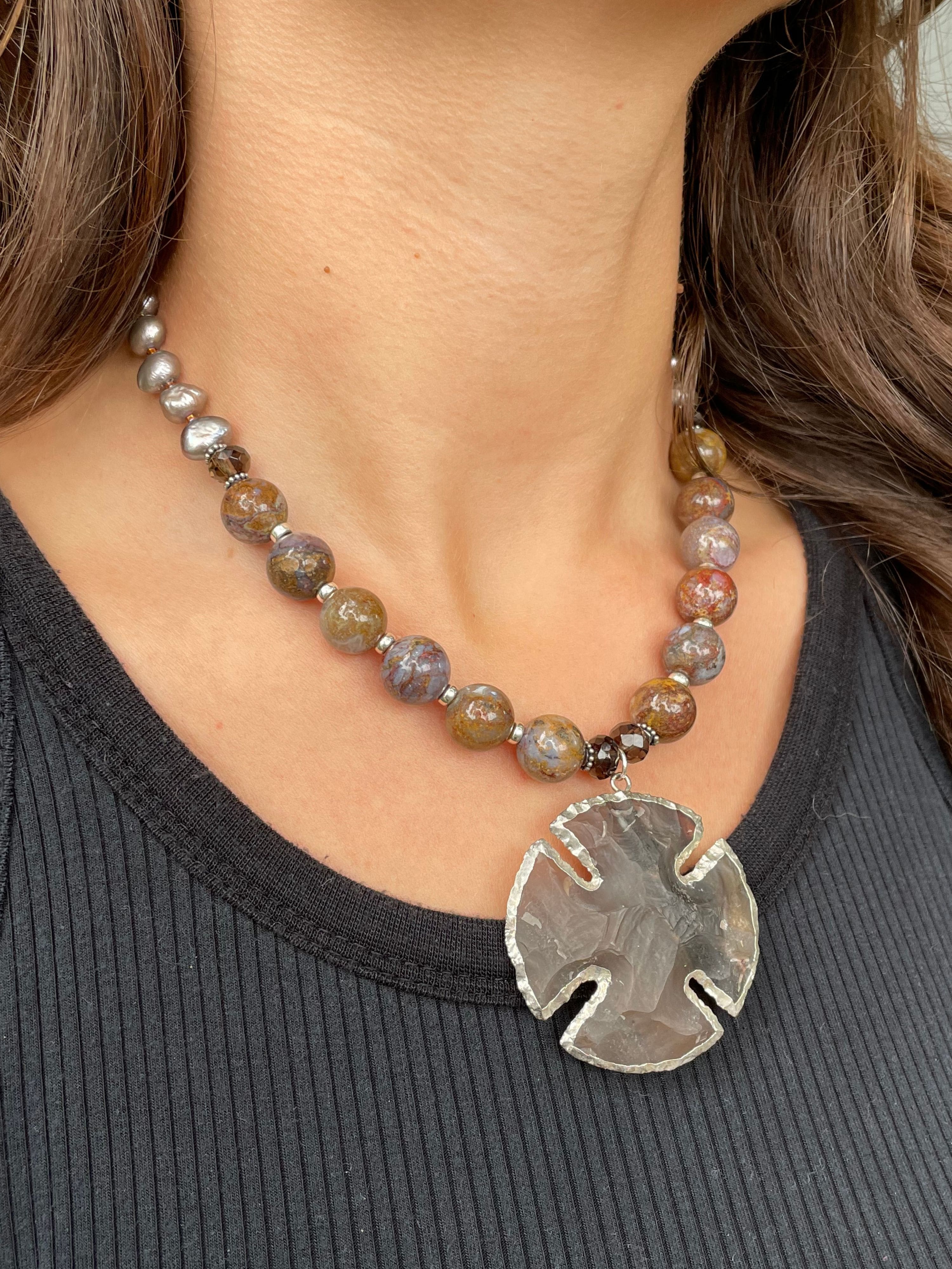 Faith Cross Necklace in Silver
