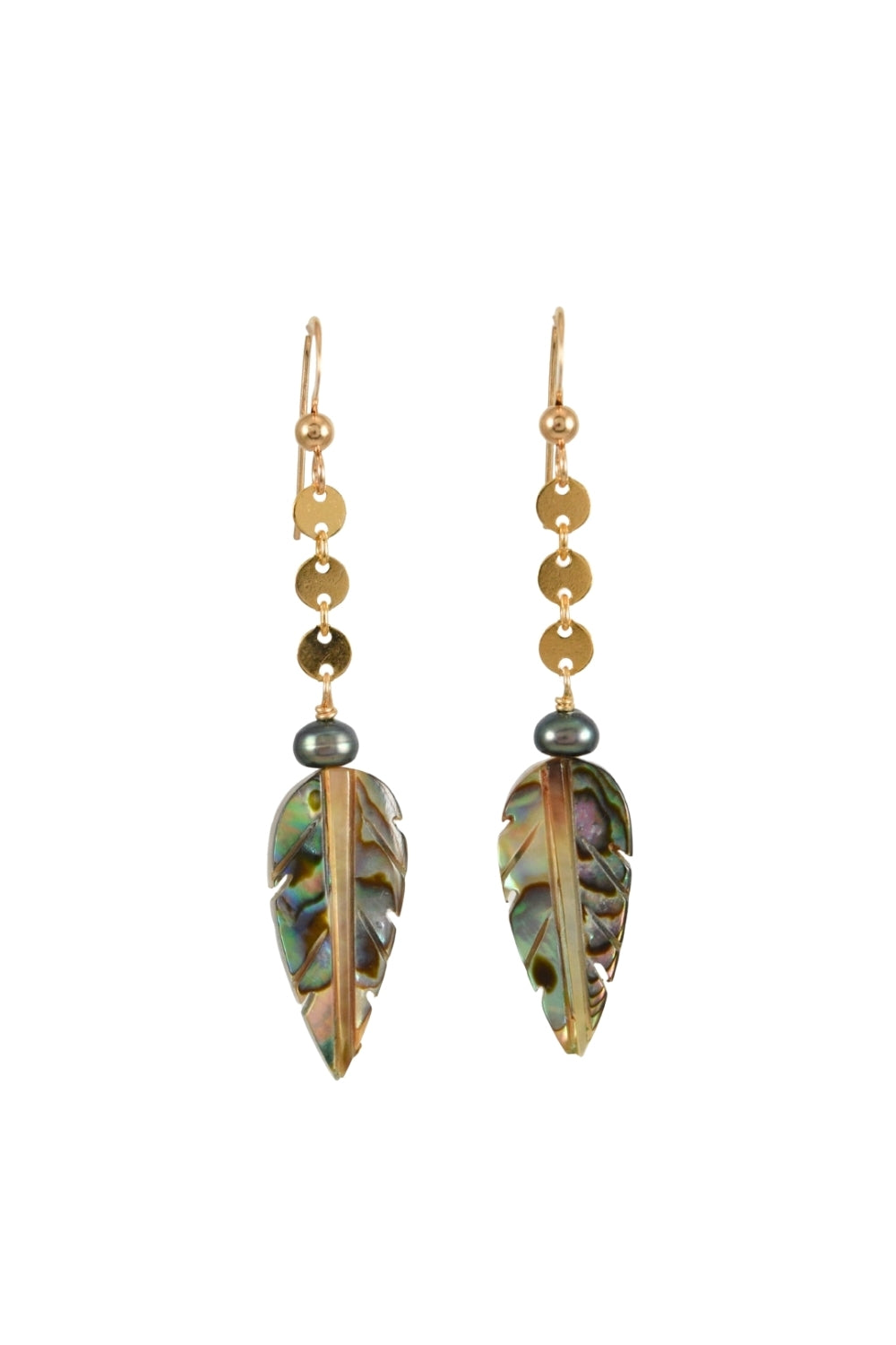 Wanderlust Earrings in Abalone