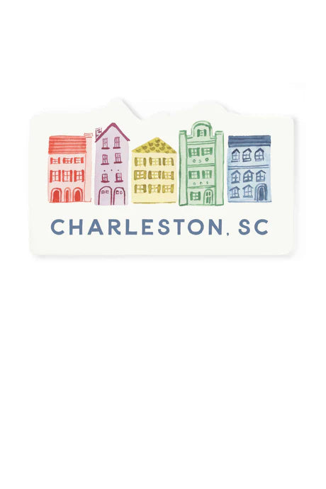 Watercolor Rainbow Row Sticker
