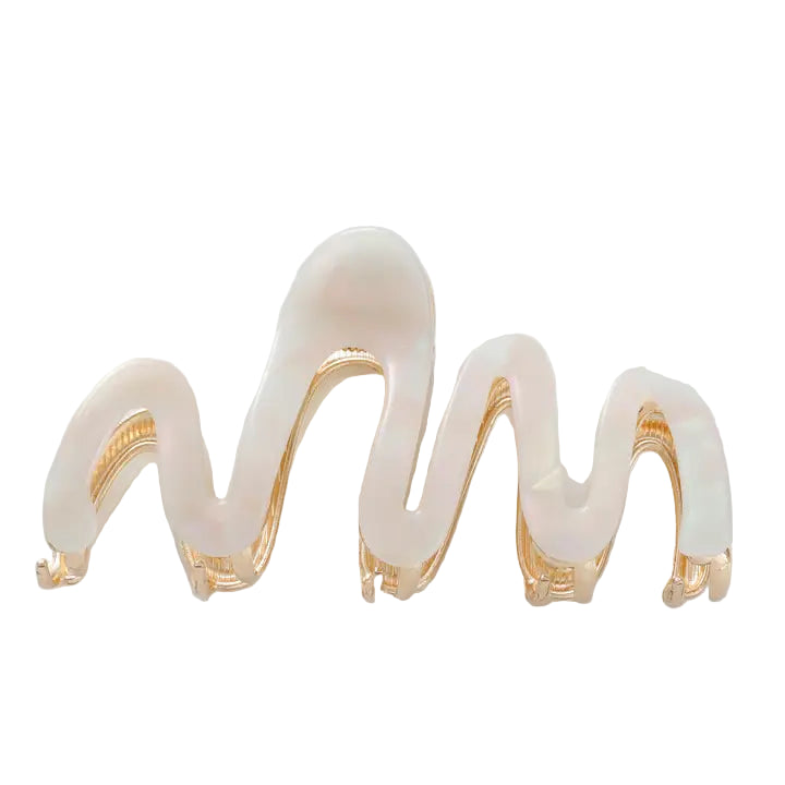 Wave Rosé Claw Clip