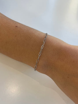 14kt White Gold Zella Chain