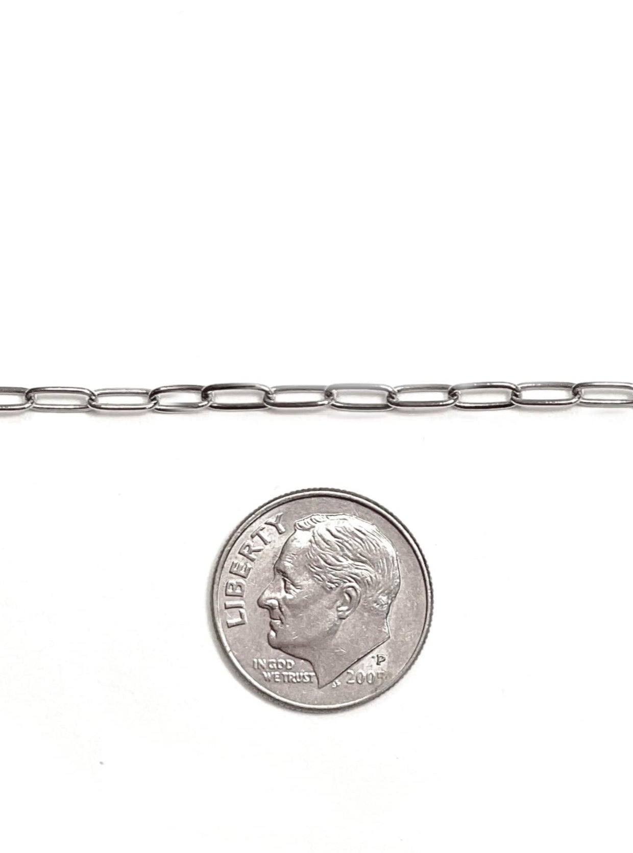 14kt White Gold Zella Chain