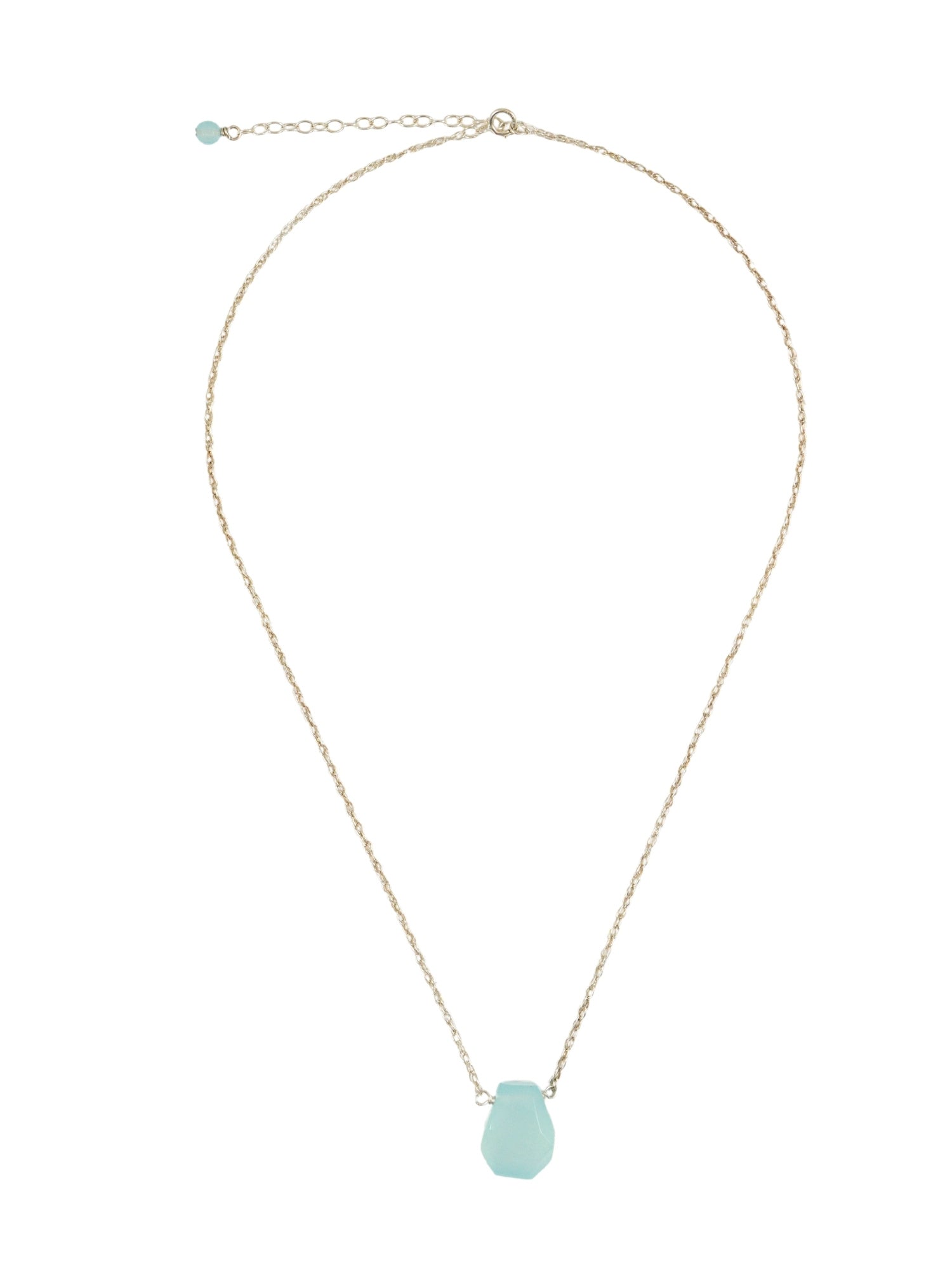 Blue Chalcedony Necklace 