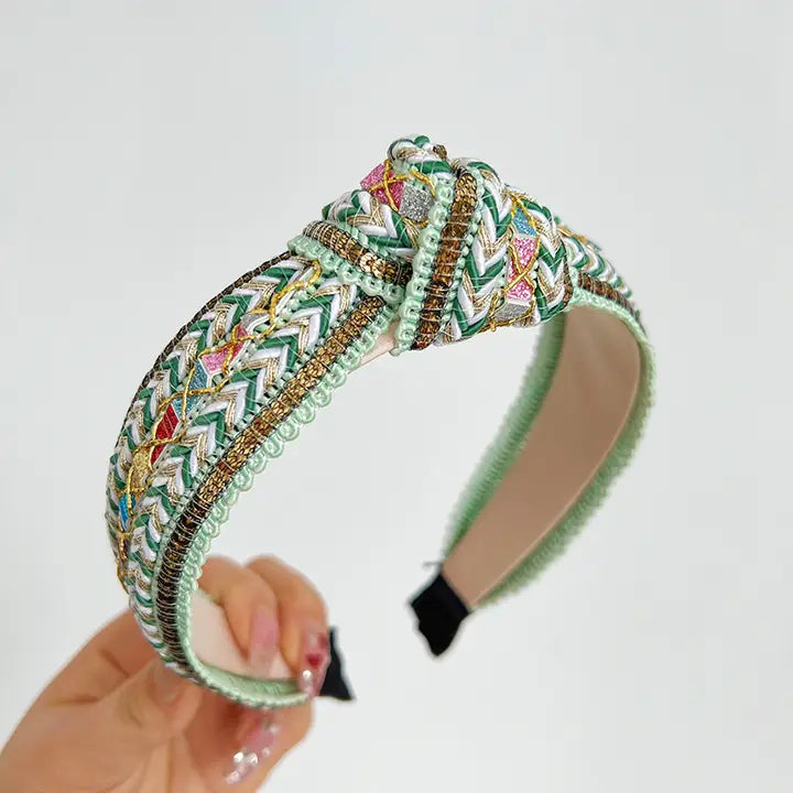 Green Roma Headband