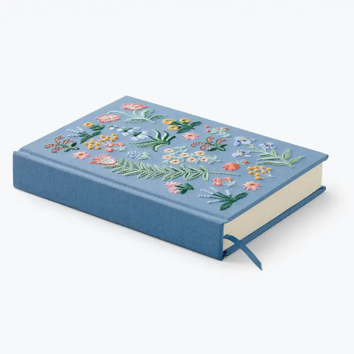 Menagerie Garden Embroidered Journal