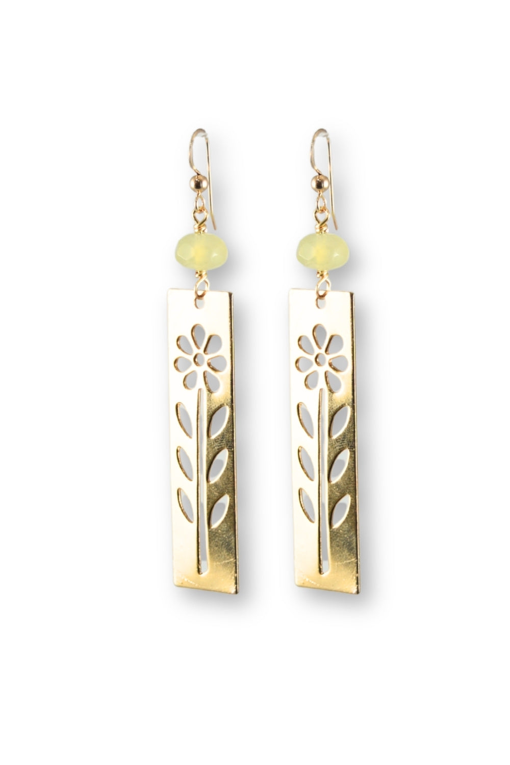 Large Flower Cutout Earrings
