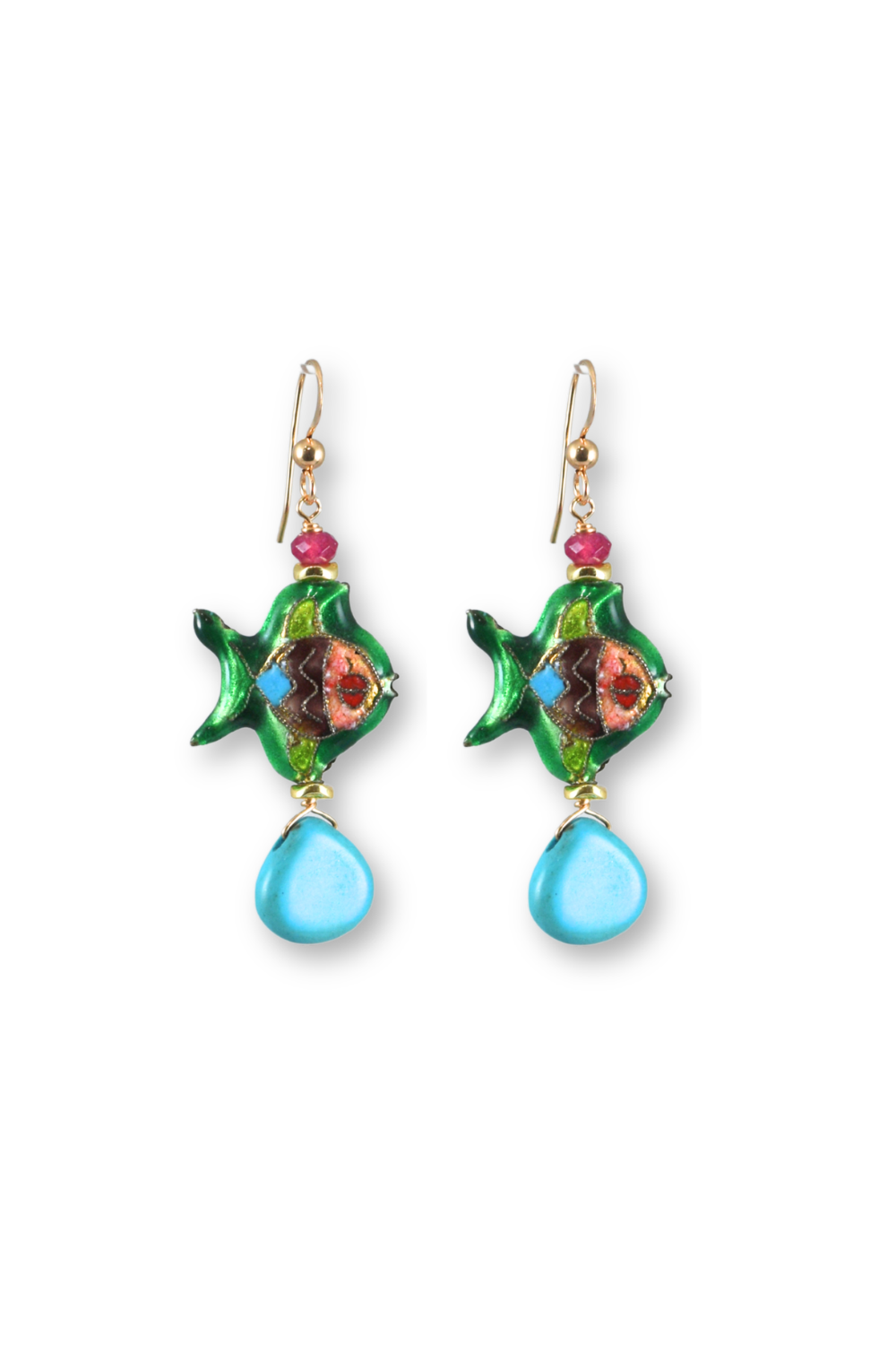 Colorful Fish Earrings