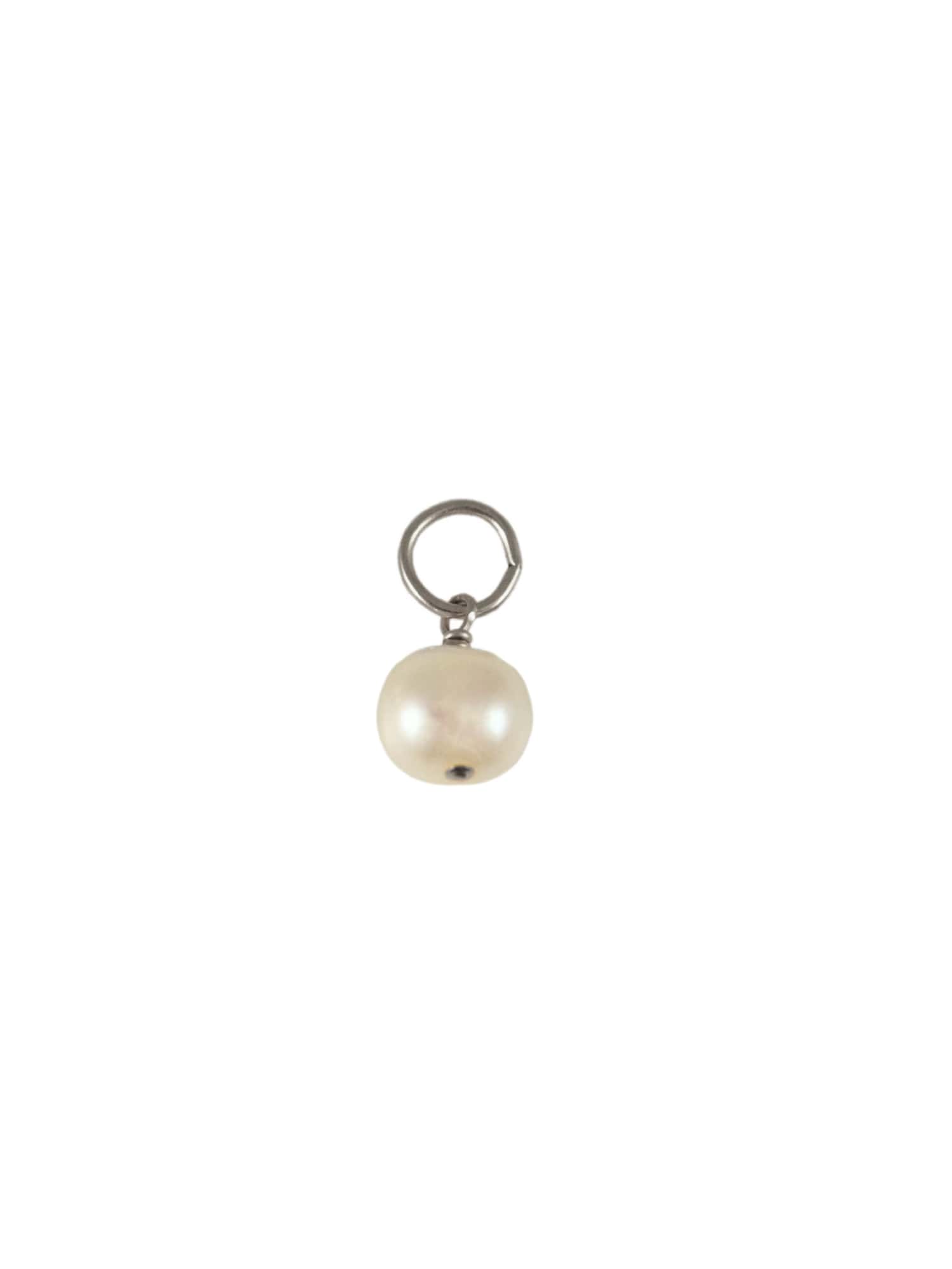 Mini Pearl Charm in sterling silver