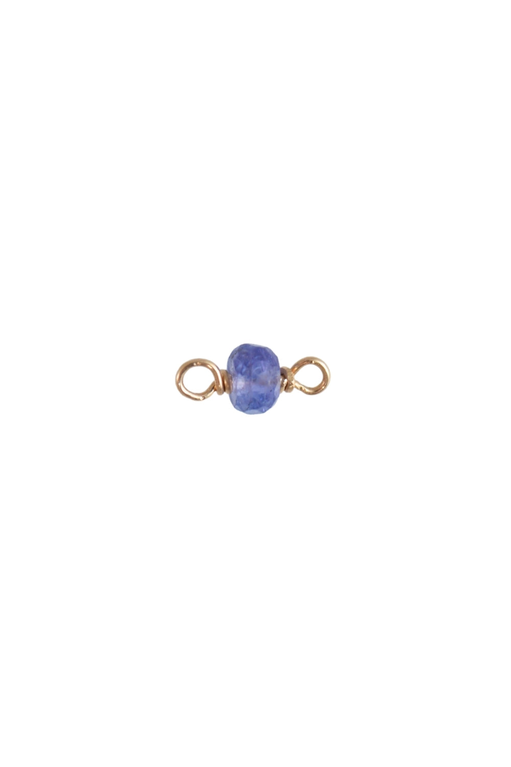 Tanzanite Charm for Permanent Jewelry