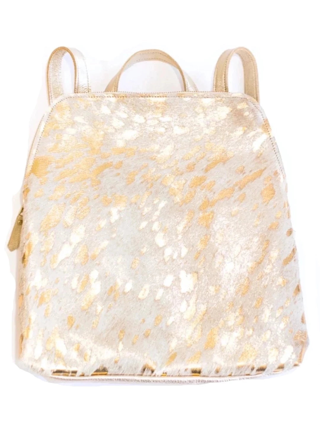 Cowhide and Leather Backpack