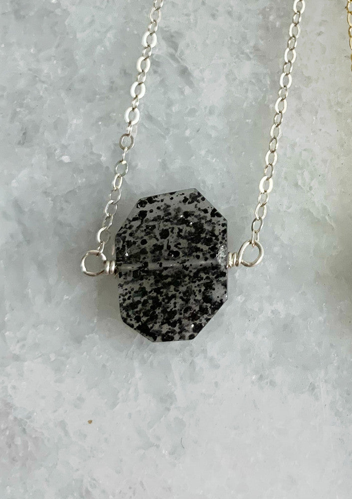 Black Sunstone Necklace