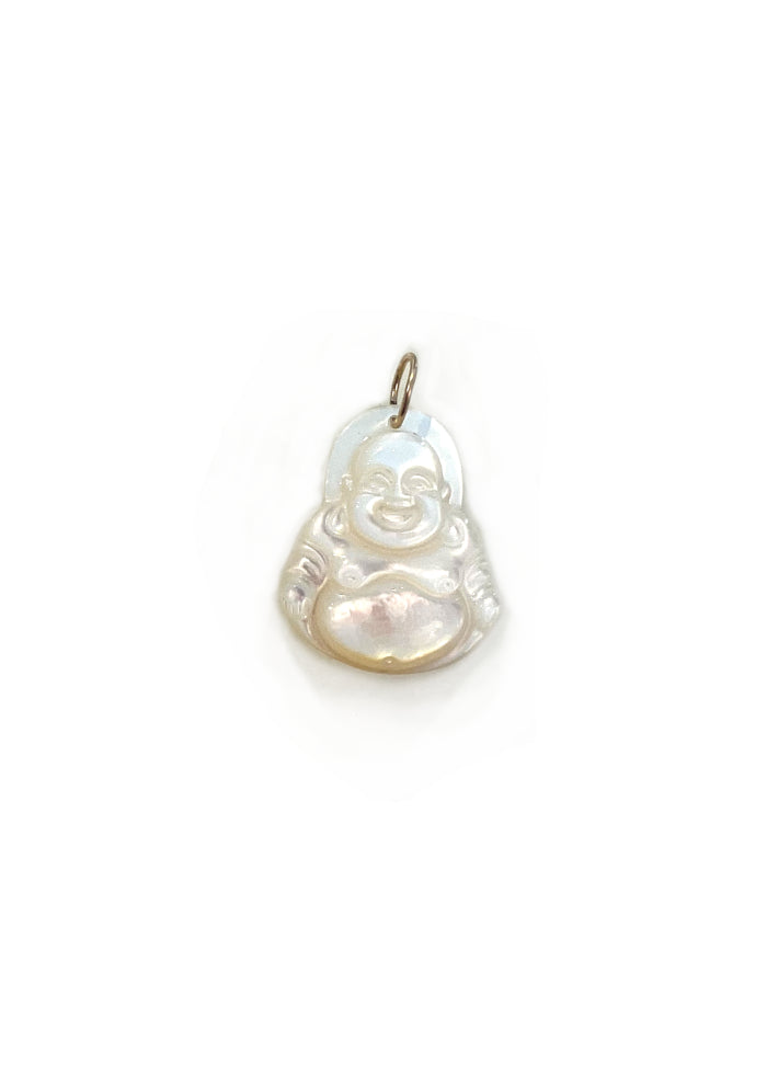 Buddha Mother of Pearl Necklace Charm